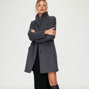 Aritzia Wilfred Cocoon Wool Coat